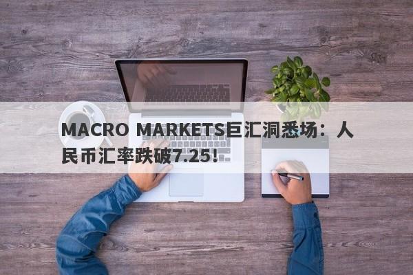 MACRO MARKETS巨汇洞悉场：人民币汇率跌破7.25！