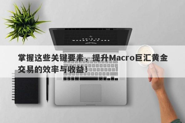 掌握这些关键要素，提升Macro巨汇黄金交易的效率与收益！