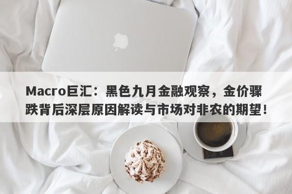 Macro巨汇：黑色九月金融观察，金价骤跌背后深层原因解读与市场对非农的期望！