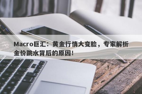 Macro巨汇：黄金行情大变脸，专家解析金价跳水背后的原因！