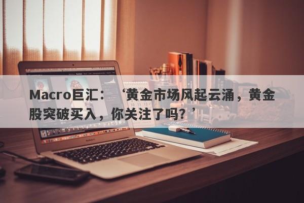 Macro巨汇：‘黄金市场风起云涌，黄金股突破买入，你关注了吗？’