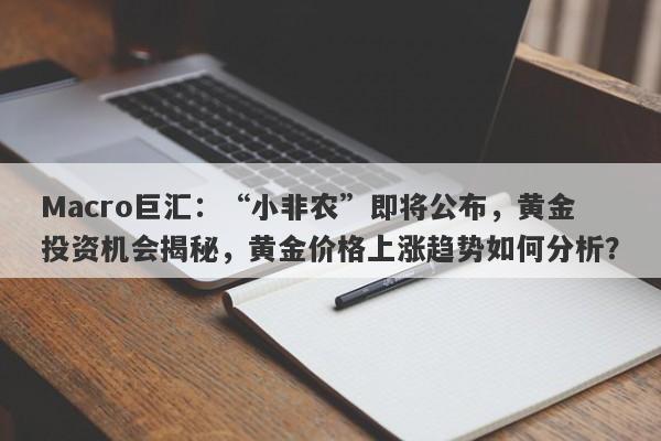 Macro巨汇：“小非农”即将公布，黄金投资机会揭秘，黄金价格上涨趋势如何分析？