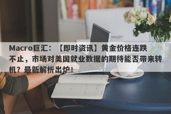 Macro巨汇：【即时资讯】黄金价格连跌不止，市场对美国就业数据的期待能否带来转机？最新解析出炉！