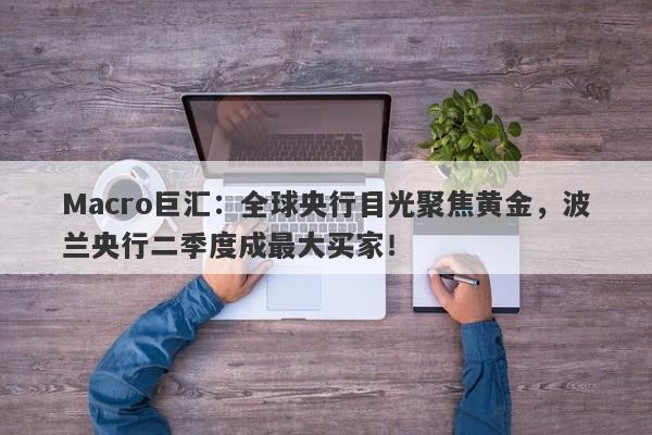 Macro巨汇：全球央行目光聚焦黄金，波兰央行二季度成最大买家！