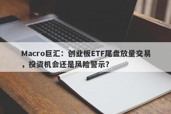 Macro巨汇：创业板ETF尾盘放量交易，投资机会还是风险警示？