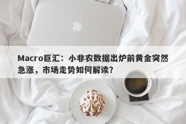 Macro巨汇：小非农数据出炉前黄金突然急涨，市场走势如何解读？