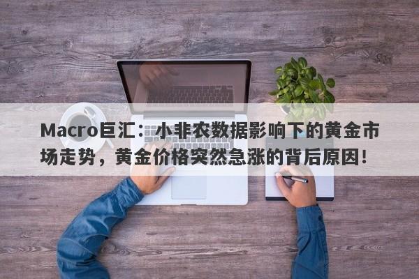 Macro巨汇：小非农数据影响下的黄金市场走势，黄金价格突然急涨的背后原因！