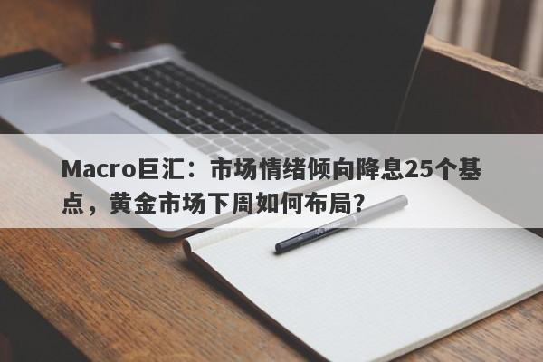 Macro巨汇：市场情绪倾向降息25个基点，黄金市场下周如何布局？