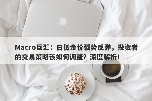 Macro巨汇：日低金价强势反弹，投资者的交易策略该如何调整？深度解析！