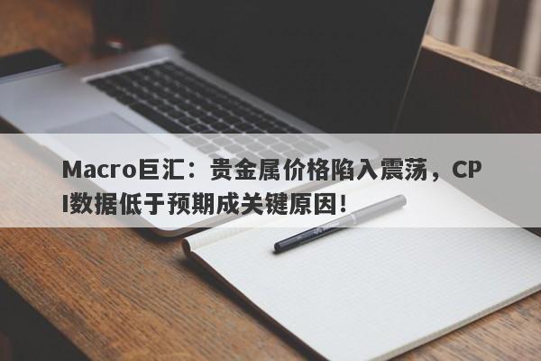 Macro巨汇：贵金属价格陷入震荡，CPI数据低于预期成关键原因！