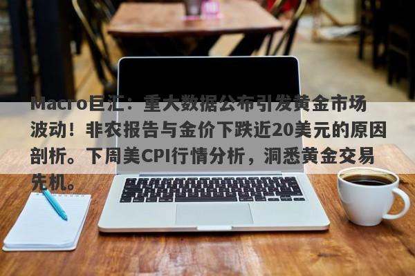 Macro巨汇：重大数据公布引发黄金市场波动！非农报告与金价下跌近20美元的原因剖析。下周美CPI行情分析，洞悉黄金交易先机。
