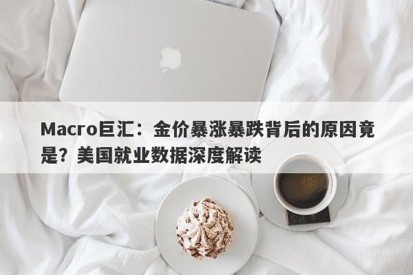 Macro巨汇：金价暴涨暴跌背后的原因竟是？美国就业数据深度解读