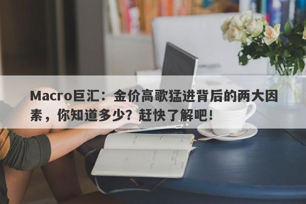 Macro巨汇：金价高歌猛进背后的两大因素，你知道多少？赶快了解吧！