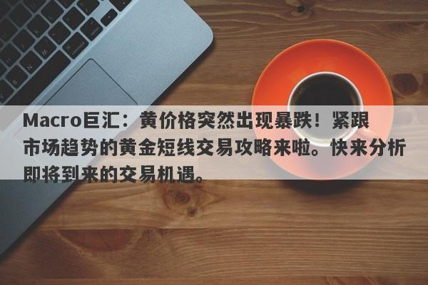 Macro巨汇：黄价格突然出现暴跌！紧跟市场趋势的黄金短线交易攻略来啦。快来分析即将到来的交易机遇。